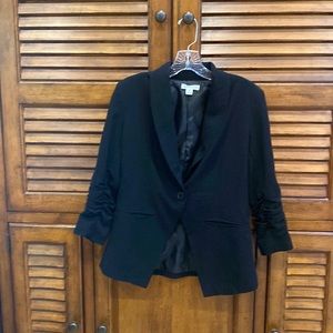 Women’s Black Dress Professional Blazer 3/4 Sleeves